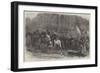 Flight of President Jefferson Davis and His Ministers over the Georgia Ridge-null-Framed Giclee Print