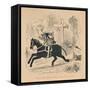 'Flight of Sir Walter Tyrrel. Horse of the Period', c1860, (c1860)-John Leech-Framed Stretched Canvas