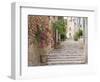 Flight of Steps in the Heart of the Village Fornalutx Near Soller, Mallorca, Balearic Islands, Spai-Ruth Tomlinson-Framed Photographic Print