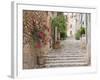 Flight of Steps in the Heart of the Village Fornalutx Near Soller, Mallorca, Balearic Islands, Spai-Ruth Tomlinson-Framed Photographic Print