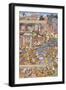 Flight of Sultan Bahadur During Humayun's 1535 Campaign in Gujarat, c.1590-Dharmdas-Framed Giclee Print