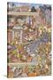 Flight of Sultan Bahadur During Humayun's 1535 Campaign in Gujarat, c.1590-Dharmdas-Stretched Canvas