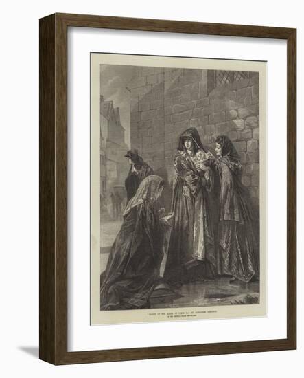 Flight of the Queen of James Ii, in the Crystal Palace Art-Gallery-Alexander Johnston-Framed Giclee Print
