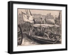 Flight of the Royal Family of Portugal-William Heysham Overend-Framed Giclee Print