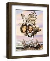 Flight of the Tribe-Unknown ampel-Framed Art Print