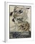 Flight of Witches-Arthur Rackham-Framed Art Print