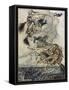 Flight of Witches-Arthur Rackham-Framed Stretched Canvas