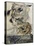 Flight of Witches-Arthur Rackham-Stretched Canvas