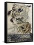 Flight of Witches-Arthur Rackham-Framed Stretched Canvas