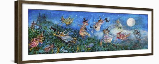 Flight of Witches-Bill Bell-Framed Giclee Print