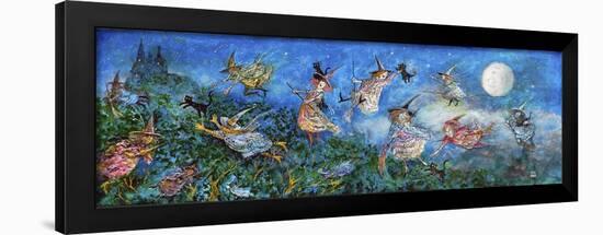 Flight of Witches-Bill Bell-Framed Premium Giclee Print