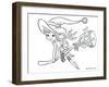 Flight on a Sweeper-Olga And Alexey Drozdov-Framed Giclee Print