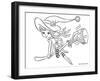 Flight on a Sweeper-Olga And Alexey Drozdov-Framed Giclee Print