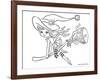 Flight on a Sweeper-Olga And Alexey Drozdov-Framed Giclee Print