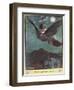 Flight on the Bird, Illustration from 'The Cuckoo Clock' by Mrs Molesworth,-Charles Edmund Brock-Framed Giclee Print