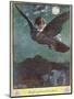 Flight on the Bird, Illustration from 'The Cuckoo Clock' by Mrs Molesworth,-Charles Edmund Brock-Mounted Giclee Print