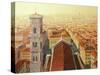 Flight Over Florence-kirilstanchev-Stretched Canvas