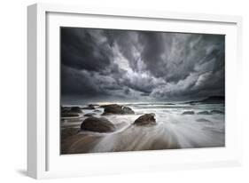 Flight over Troubled Waters-Santiago Pascual-Framed Photographic Print