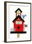 Flight School Birdhouse-Debbie McMaster-Framed Giclee Print