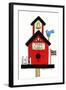 Flight School Birdhouse-Debbie McMaster-Framed Giclee Print