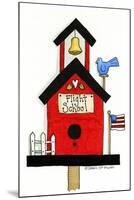 Flight School Birdhouse-Debbie McMaster-Mounted Giclee Print
