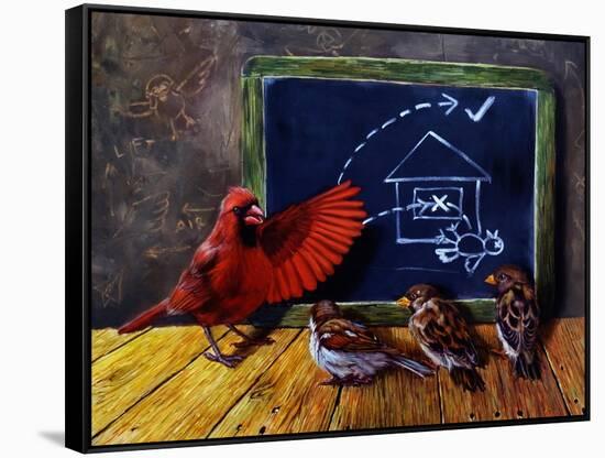 Flight School-Lucia Heffernan-Framed Stretched Canvas