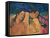 Flight (Tahitian Idyl)-Paul Gauguin-Framed Stretched Canvas