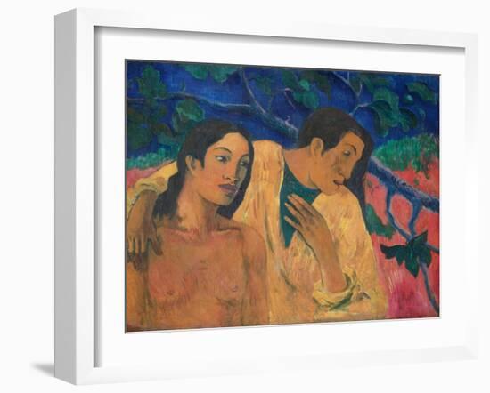 Flight (Tahitian Idyl)-Paul Gauguin-Framed Giclee Print