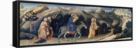 Flight to Egypt-Gentile da Fabriano-Framed Stretched Canvas