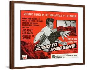 Flight to Hong Kong, 1956-null-Framed Art Print