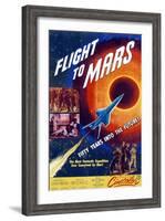 Flight to Mars, 1951-null-Framed Art Print