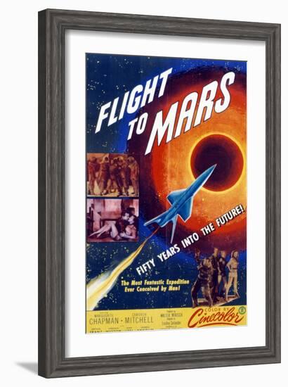 Flight to Mars, 1951-null-Framed Art Print