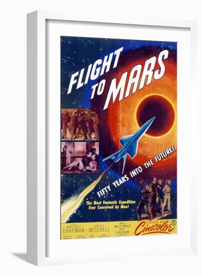 Flight to Mars, 1951-null-Framed Art Print