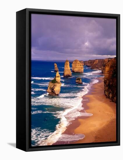 Flinders Chase National, Remarkable Rocks, Kangaroo Island, Australia-Howie Garber-Framed Stretched Canvas