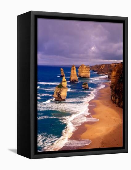 Flinders Chase National, Remarkable Rocks, Kangaroo Island, Australia-Howie Garber-Framed Stretched Canvas