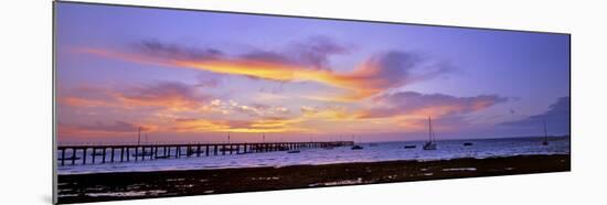 Flinders Jetty-Wayne Bradbury-Mounted Photographic Print