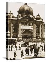 Flinders Street Station, Melbourne, Australia-null-Stretched Canvas