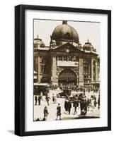 Flinders Street Station, Melbourne, Australia-null-Framed Photographic Print
