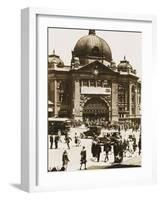 Flinders Street Station, Melbourne, Australia-null-Framed Photographic Print