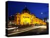 Flinders Street Station, Melbourne, Victoria, Australia-David Wall-Stretched Canvas
