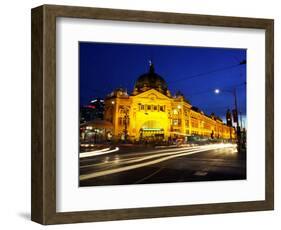 Flinders Street Station, Melbourne, Victoria, Australia-David Wall-Framed Photographic Print