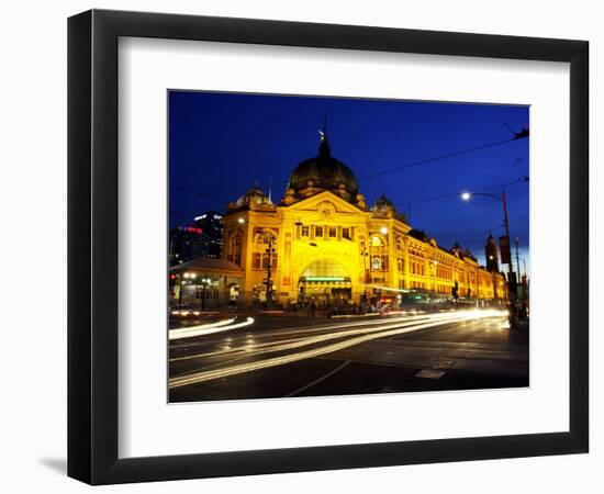 Flinders Street Station, Melbourne, Victoria, Australia-David Wall-Framed Photographic Print