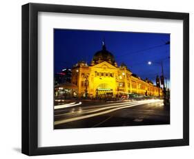 Flinders Street Station, Melbourne, Victoria, Australia-David Wall-Framed Photographic Print