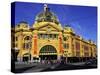 Flinders Street Station, Melbourne, Victoria, Australia-David Wall-Stretched Canvas