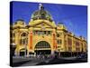 Flinders Street Station, Melbourne, Victoria, Australia-David Wall-Stretched Canvas