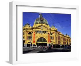 Flinders Street Station, Melbourne, Victoria, Australia-David Wall-Framed Photographic Print