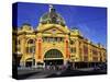 Flinders Street Station, Melbourne, Victoria, Australia-David Wall-Stretched Canvas