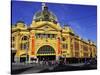 Flinders Street Station, Melbourne, Victoria, Australia-David Wall-Stretched Canvas