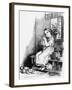 Flinkes Mädchen (Nimble Girl)-Ludwig Richter-Framed Giclee Print