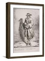 Flint and Steel Seller, Cries of London, 1760-Paul Sandby-Framed Giclee Print